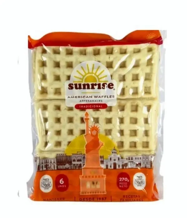 WAFFLE SUNRISE 250 GR UND