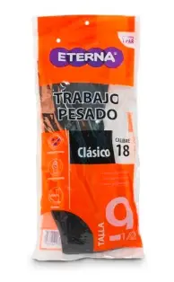 GUANTE ETERNA TRABAJO PESADO CL18 TL 9.5 UND