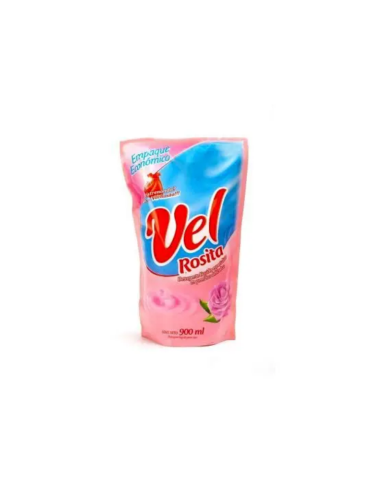 DETERG LIQ VEL ROSITA + SUAVIZANTE 900ML UND