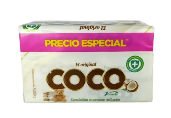 JABON COCO VARELA BARRA ORIGINAL 300 GR 3 UND