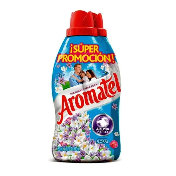 SUAVIZANTE AROMATEL FLORAL 900 ML 2 UND