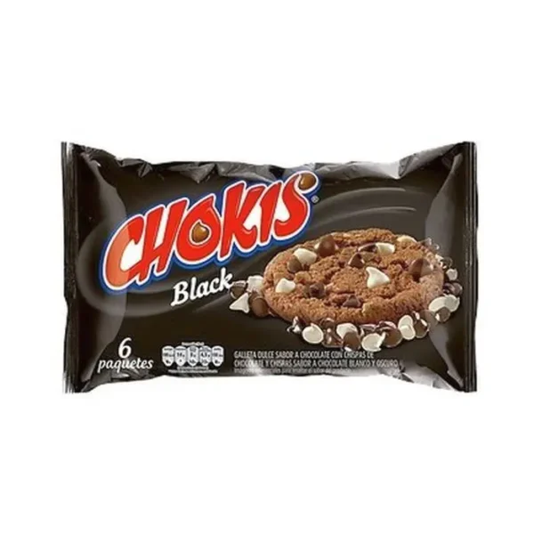 GALLETA CHOKIS BLACK 37 G 6 UND