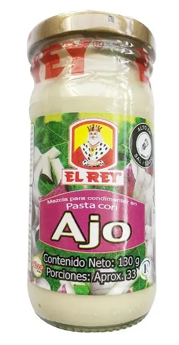 PASTA AJO EL REY 130 GR UND