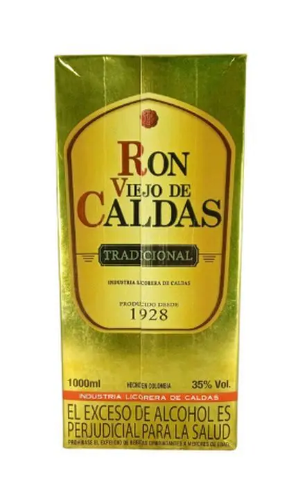 RON VIEJO DE CALDAS CAJA 1000 ML UND