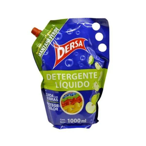 DETERG LIQ DERSA MANZANA VERDE 1000 ML UND