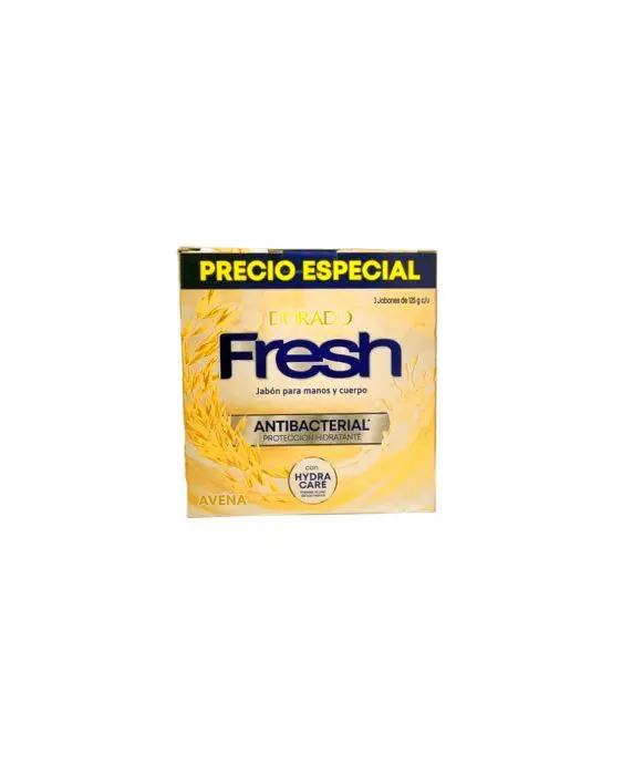 JABON AVENA FRESH DORADO 125 G 3 UND