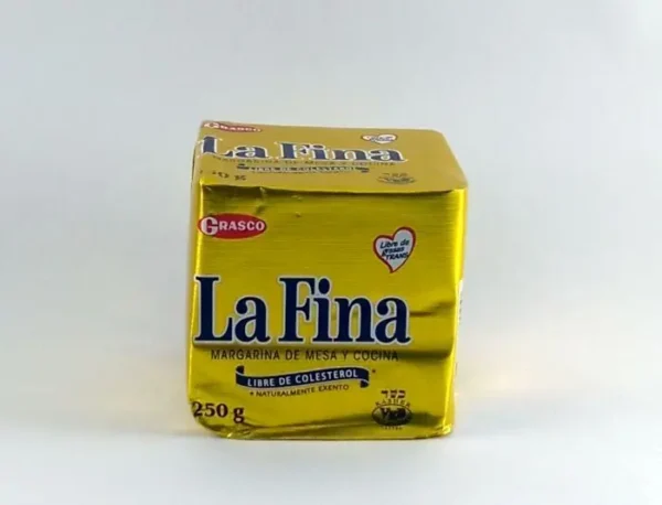 MANTEQUILLA LA FINA 250 GR UND