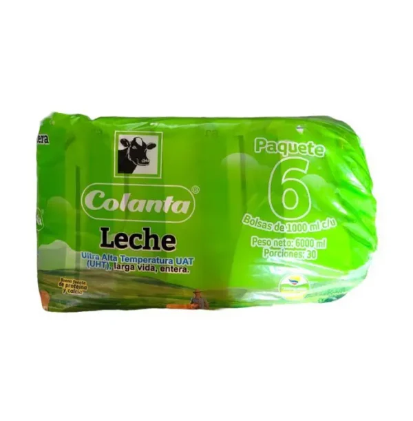 LECHE ENTERA COLANTA 1 ML 6 UND