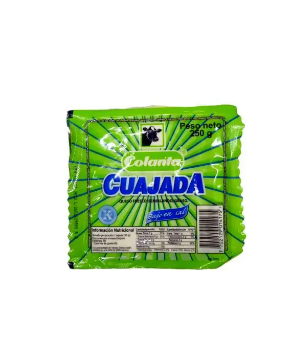 CUAJADA COLANTA BAJA EN SAL 250 GR UND
