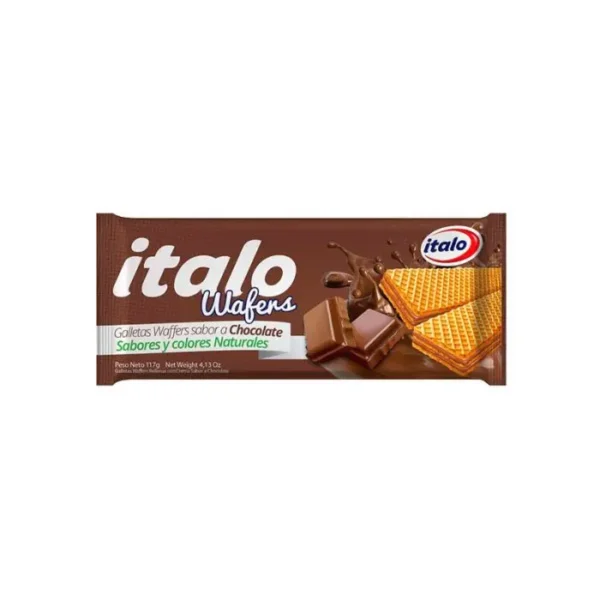GALLETA WAFER ITALO CHOCOLATE 117 GR UND