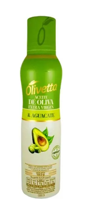 ACEITE AGUACATE OLIVETTO SPRAY 183 ML UND