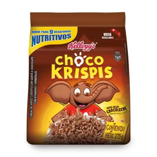 CEREAL KELLOGGS CHOCO KRISPIS 275 G UND