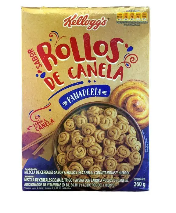 CEREAL ROLLOS DE CANELA KELLOGGS 260 G UND