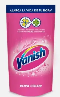 QUITAMANCHAS VANISH ROSADO DP 800 ML UND