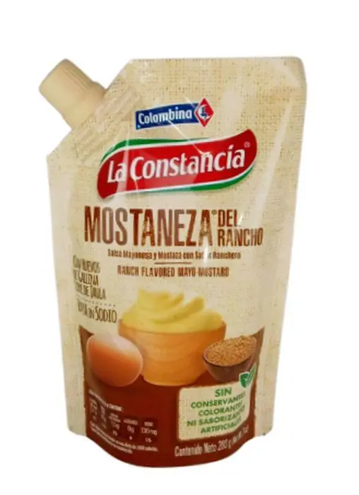 SALSA MOSTANEZA CONSTANCIA AJO 200 GR UND