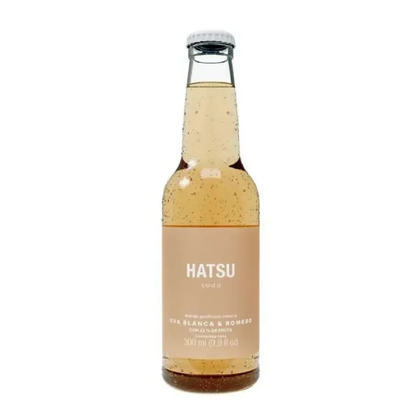 BEBI SODA UVA BLANCA ROMERO HATSU 300 ML UND