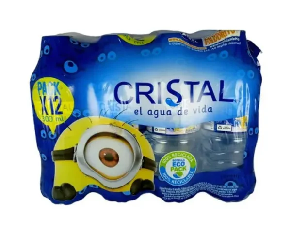 AGUA CRISTAL BOTL 300 ML 12 UND