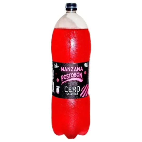 GASEOSA MANZANA CERO CALORIAS 2.5 LT UND