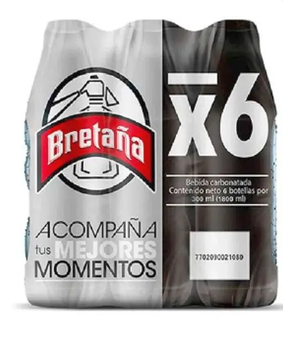 GASEOSA BRETANA BOTL 300 ML 6 UND