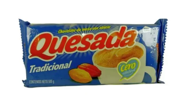 CHOCOLATE QUESADA TRADICIONAL 500 GR UND