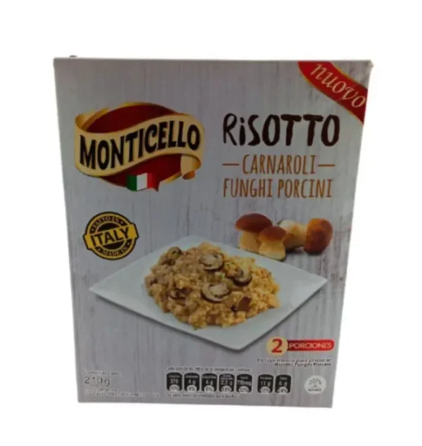 RISOTTO MONTICELLO CARNAROLI FUNGHI 210G UND