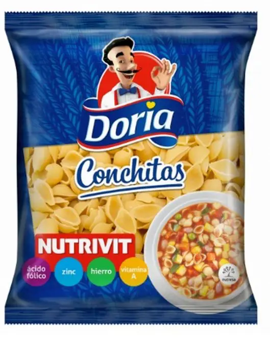 PASTA CONCHITAS DORIA 250 GR UND