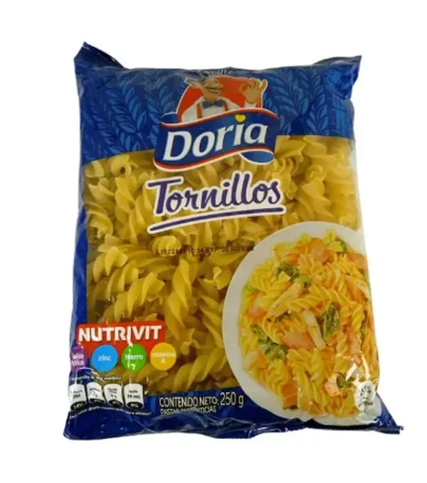 PASTA MACARRON DORIA  250 GR UND