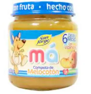 COMPOTA SAN JORGE MELOCOTON 113 G UND