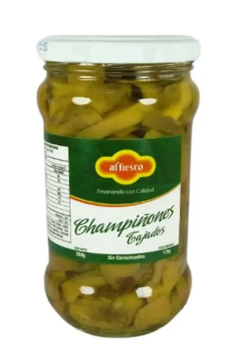 CHAMPINONES ALFRESCO REBANADOS 280 GR UND