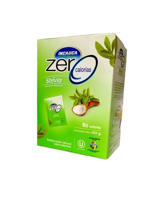 ENDULZ STEVIA CERO CALORIA INCAUCA 160 G UND