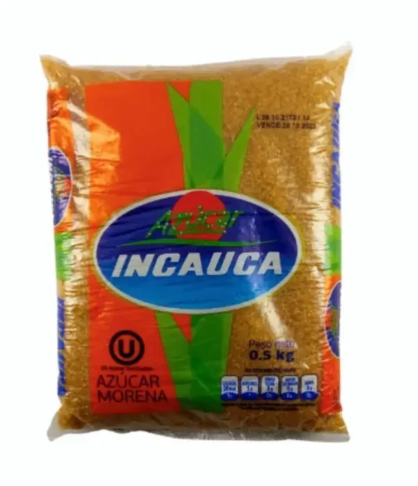 AZUCAR MORENA  INCAUCA 500 GR UND