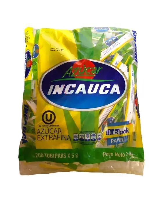 AZUCAR BLANCA INCAUCA TUBIPAK 5G 200 PAQ UND