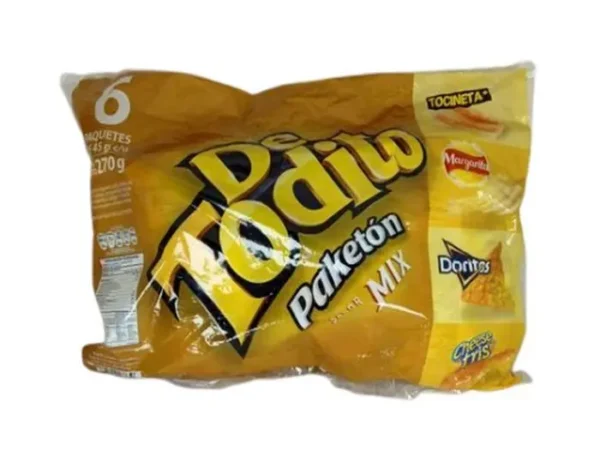 PASABO DETODITO MIX 45 GR 6 UND