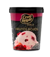 HELADO CREM HELADO GOLD FRUTO ROJOS 600G UND