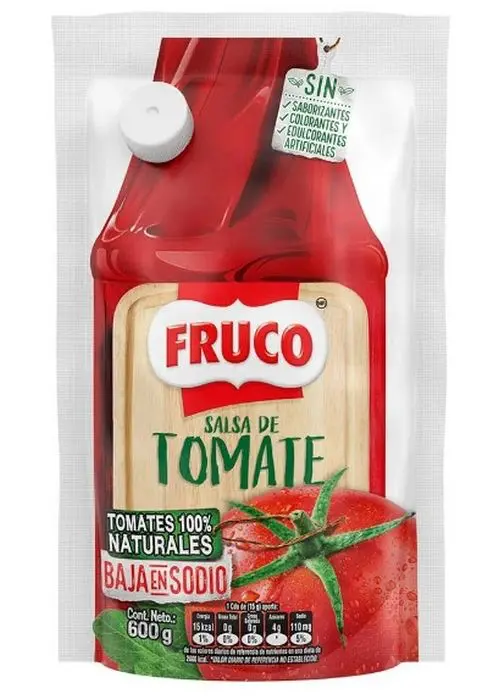 SALSA TOMATE FRUCO 600 GR UND