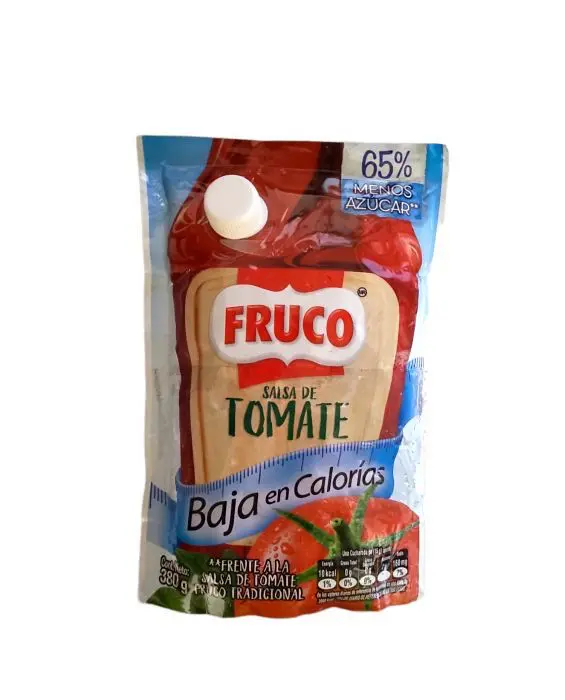 SALSA TOMATE BAJA CALORIAS FRUCO 380 GR UND