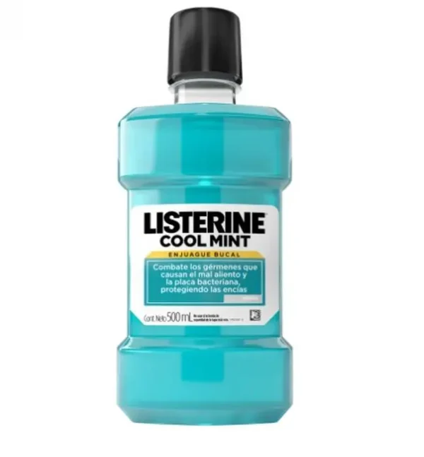 ENJUAGUE BUCAL LISTERINE COOL MI 500 ML UND