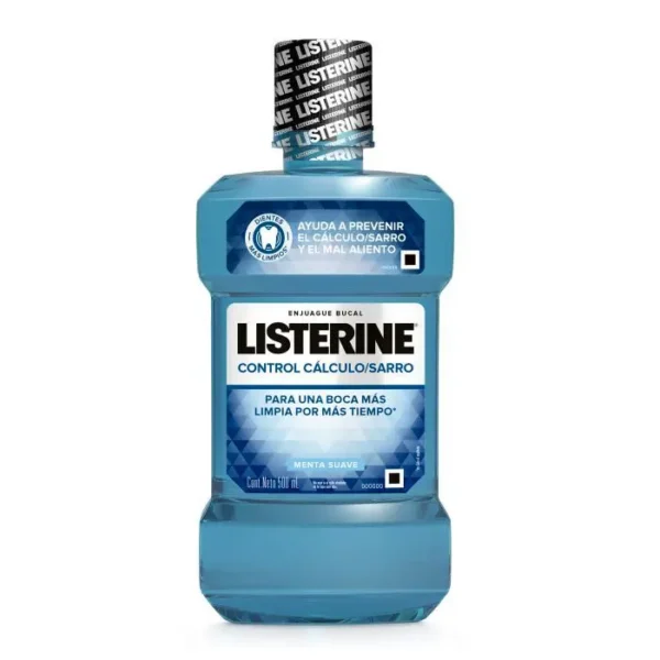 ENJUAGUE BUCAL LISTERINE CONTROL CAL 500 UND