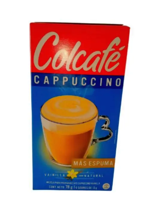 CAFE CAPUCCINO COLCAFE VAINILL CAJ 78 G UND
