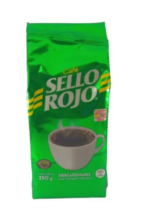 CAFE DESCAF SELLO ROJO 250 GR UND