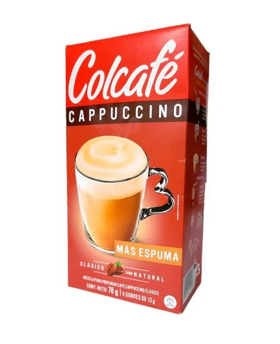 CAFE CAPUCCINO COLCAFE CLASICO CAJ 78 G UND