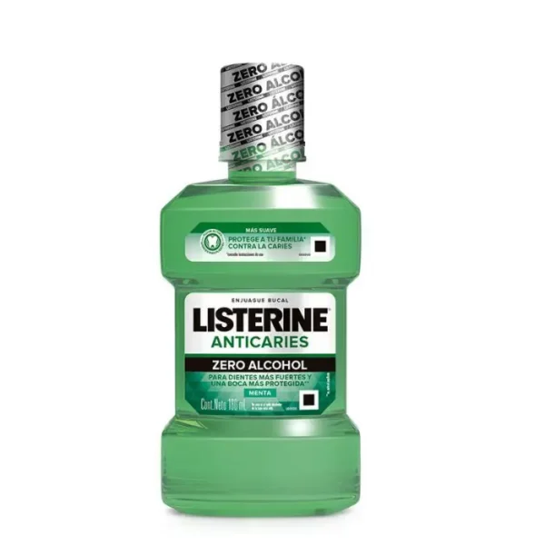 ENJUAGUE BUCAL LISTERINE ANTICARIES 180M UND