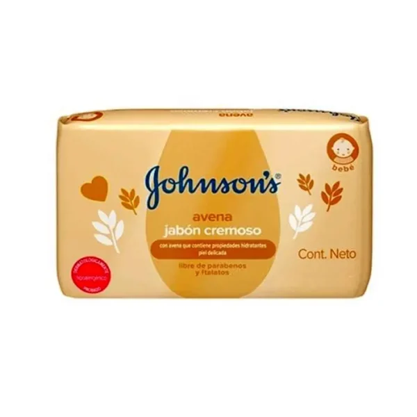 JABON JOHNSONS BEBE AVENA 110 G 3 UND
