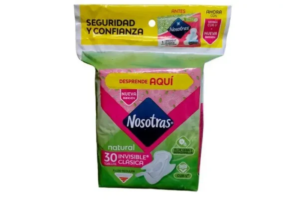 TOALLAS NOSOTRAS X 30  INVISBLE UND