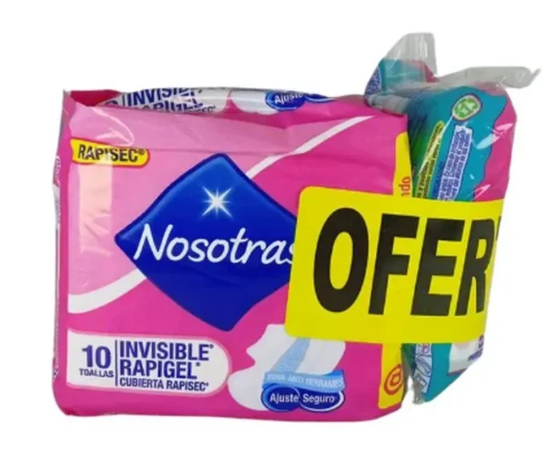 TOALL HIGIE NOSOTRAS INV RAPIGEL 10 U UND
