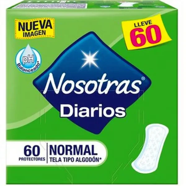 PROTECTORES DIARIOS NOSOTRAS 60 UND UND