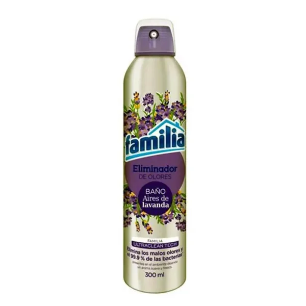 ELIMINADOR OLORES LAVANDA FAMILIA 300 ML UND