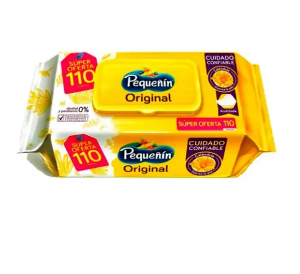 TOALLITAS HUMEDAS PEQUENIN ORIGINAL 110U UND