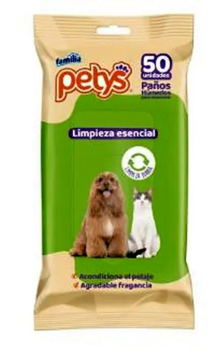 PANITOS HUMEDOS PETYS MASCOTAS 50 U UND