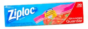 BOLSA HERMETICA GRANDE ZIPLOC  100 UND